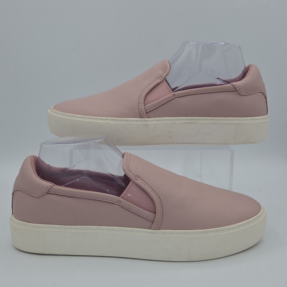 UGG Jammie Pink Leather Slip On Sneakers Shoes 1105712 Womens Size 11 Flat